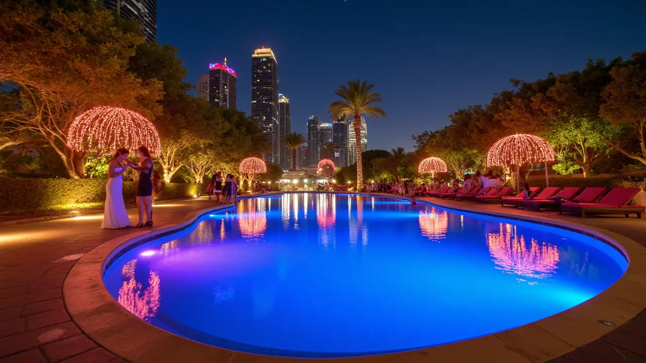 Benefits of Pool Party Lighting: More Than Just a Pretty Glow