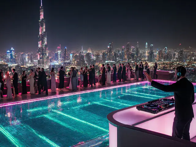 Dubai Nighttime Pool Parties: Lights, Music & Fun