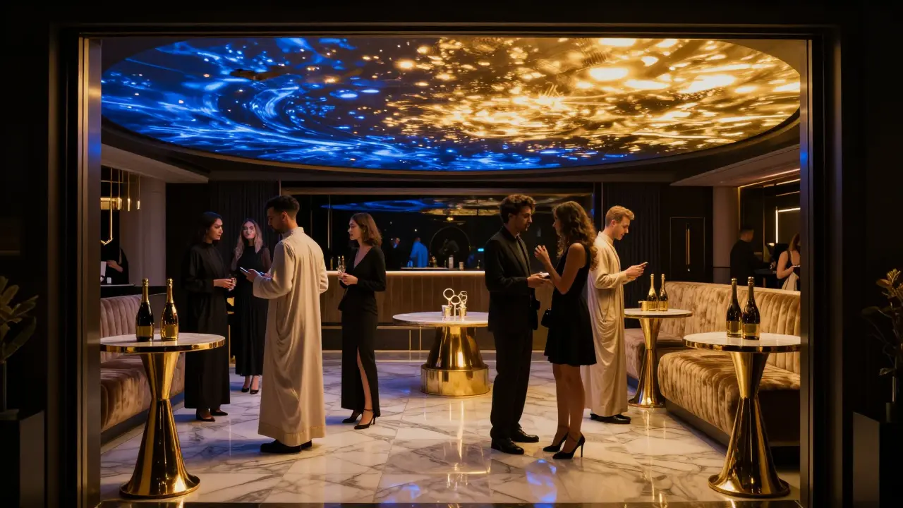 The Glitz and Glamour of Billionaire Dubai Nightclub Life