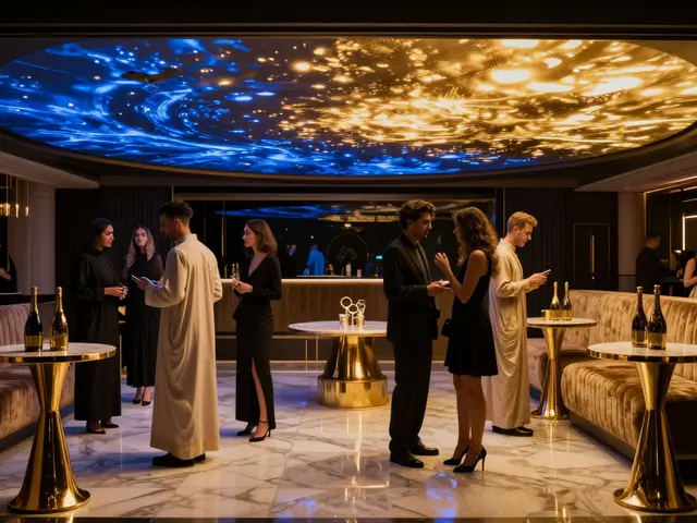 The Glitz and Glamour of Billionaire Dubai Nightclub Life